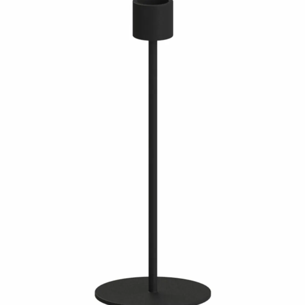 Ljusstake, 21 cm, black