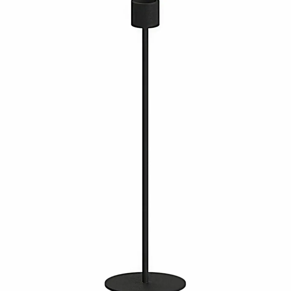 Ljusstake, 21 cm, black
