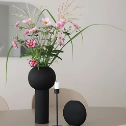Ljusstake, 29 cm, black