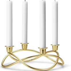 Ljusstake Förgylld