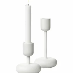 Ljusstake 107+183 mm Vit 2-pack