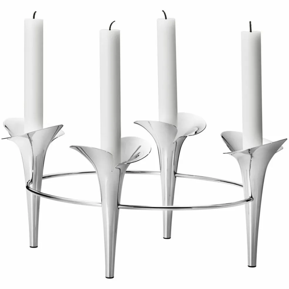 Ljusstake, stainless steel