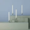 Ljusstake 7x12 cm, blankt stål