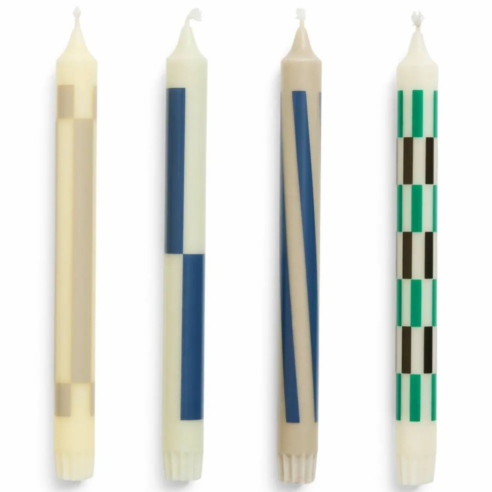 Ljus 4 st, light green/blue