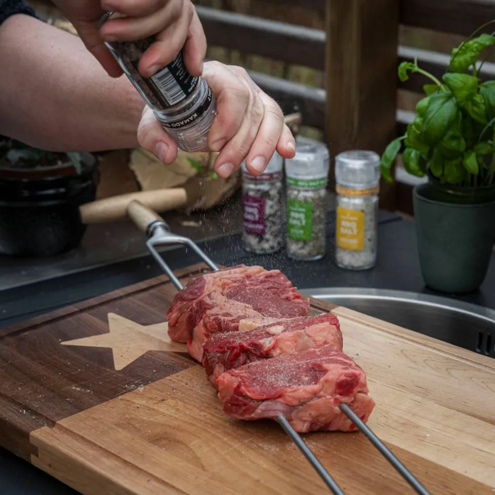 Långa grillspett 67 cm