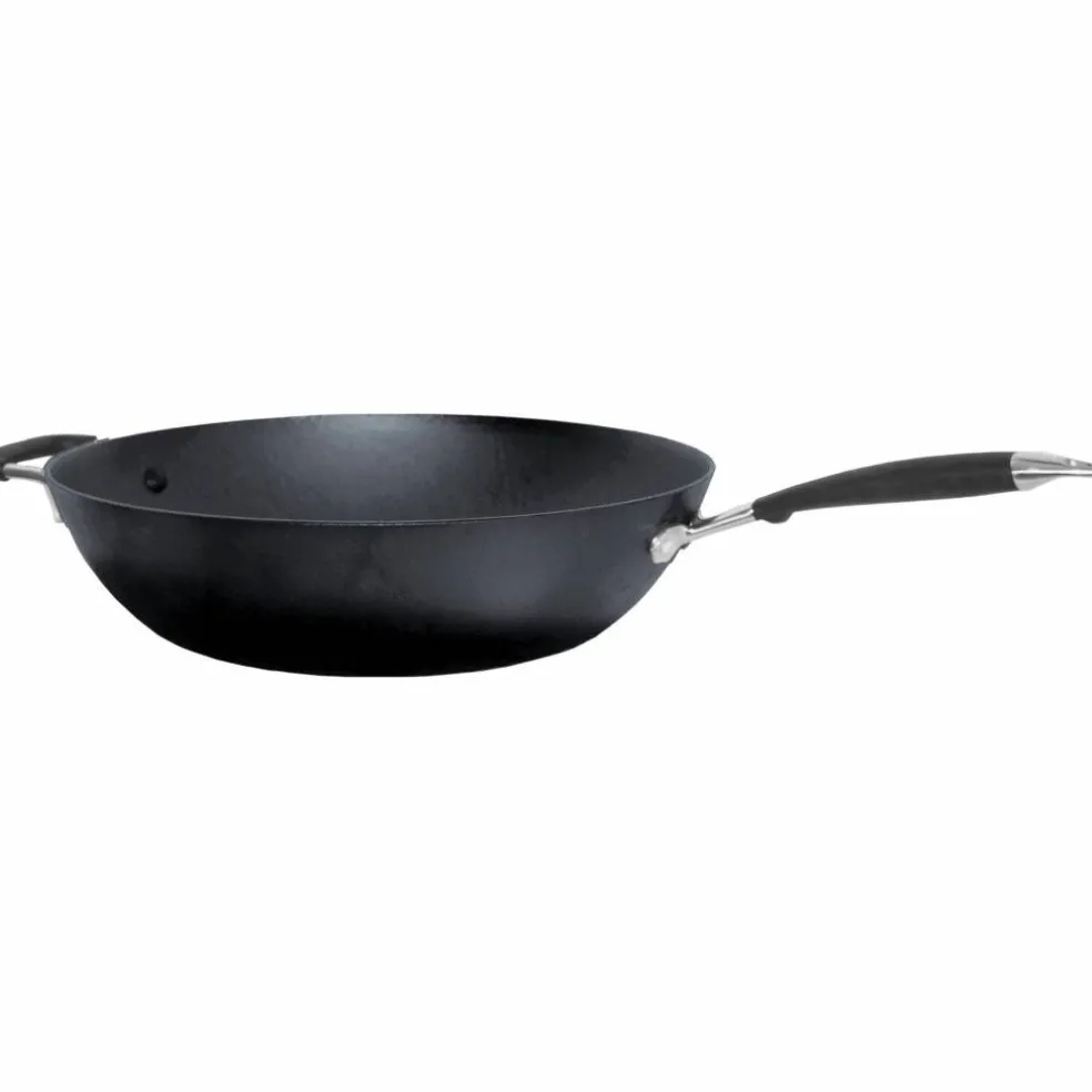 Lätt Gjutjärn Wokpanna 34 cm