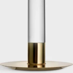 Lumiere Ljusstake 26,5 cm, guld/glas