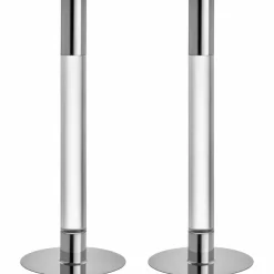 Lumiere Ljusstake 26,5 cm 2-pack, silver/glas