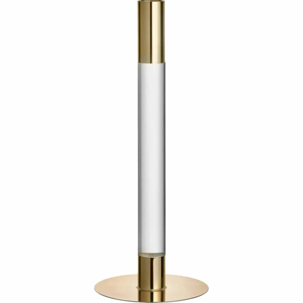 Lumiere Ljusstake 26,5 cm, silver/glas