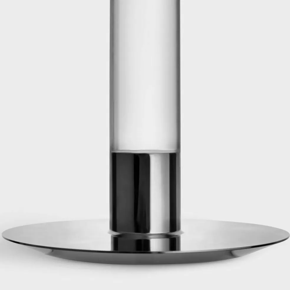 Lumiere Ljusstake 26,5 cm, silver/glas