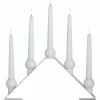 Luna adventsljusstake, vit