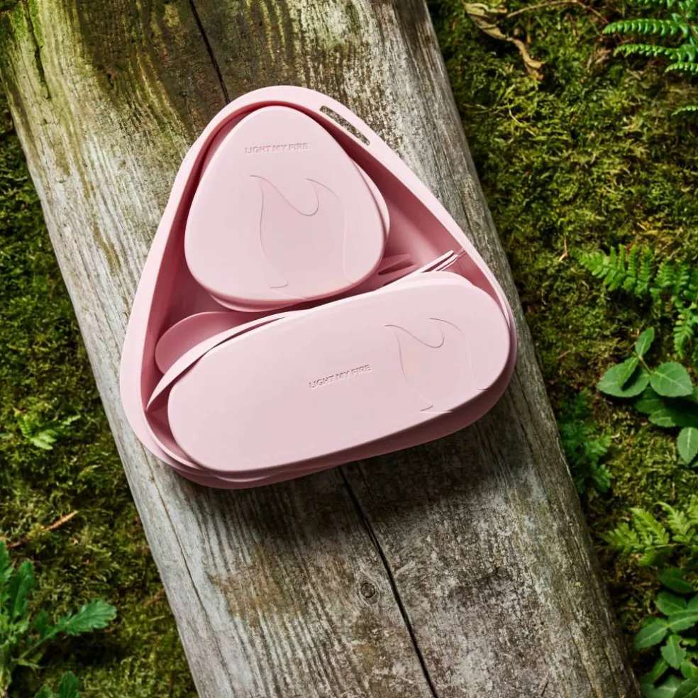 LunchKit 2.0 matlådeset, dusty pink