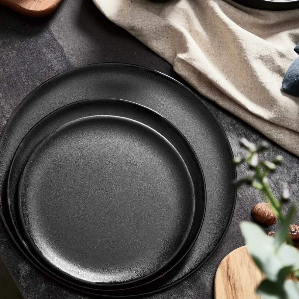 Lunchtallrik, titanium black