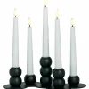 Lykke LED adventsljusstake, svart