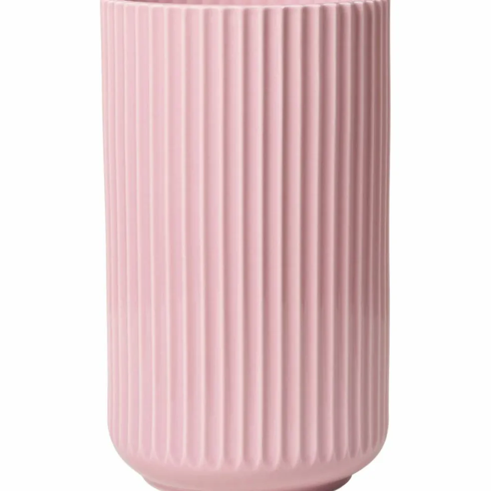 Lyngby vas 25 cm, rosa