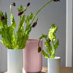 Lyngby vas 25 cm, rosa