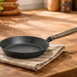 Maestro gjutjärnsstekpanna med utsvängd kant 24 cm