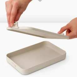 Make & Take matlåda platt, soft beige