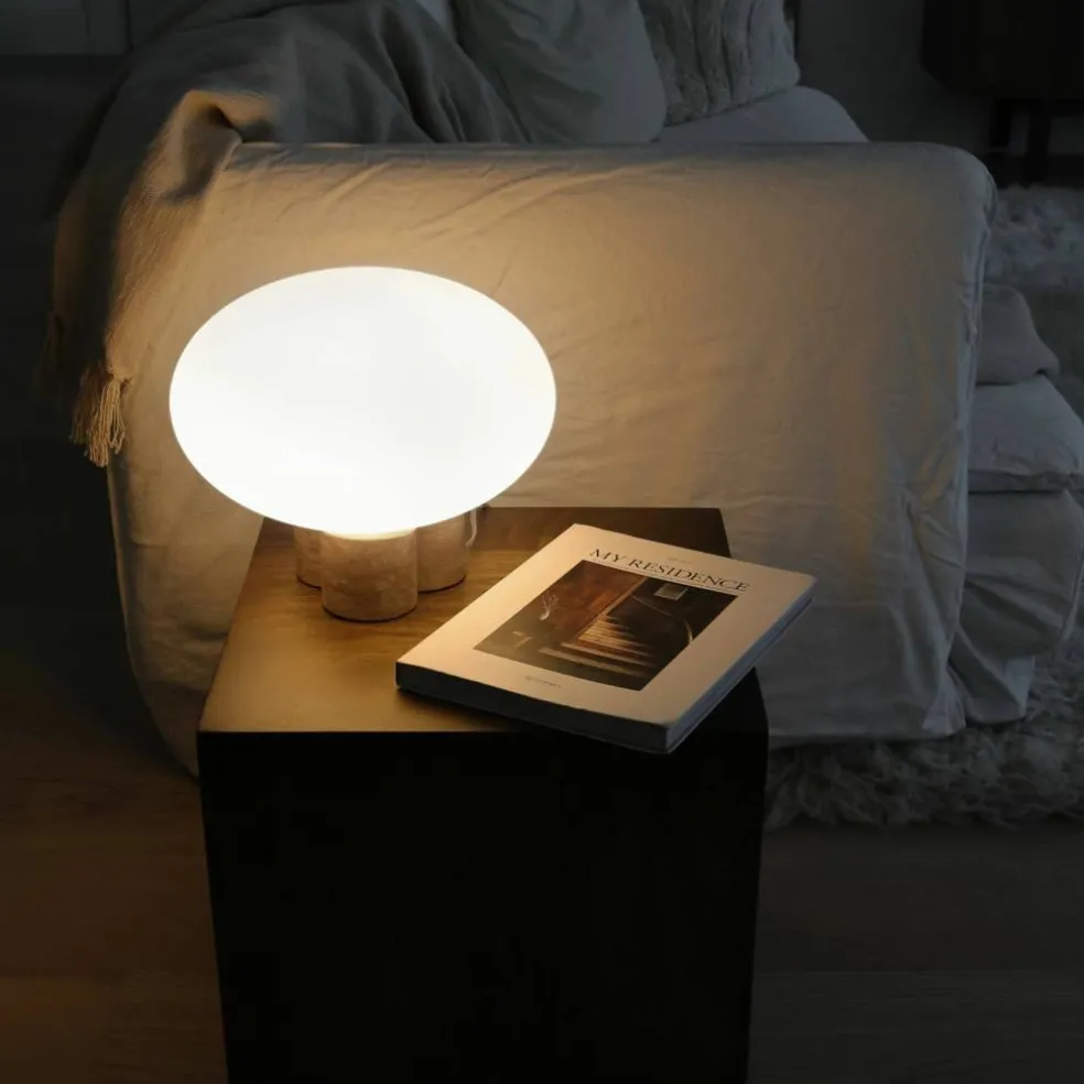 Mammut bordslampa, 28 centimeter, svart
