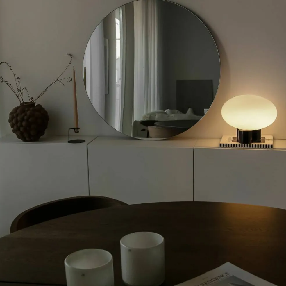 Mammut bordslampa, 28 centimeter, svart