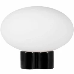Mammut bordslampa, 28 centimeter, travertin