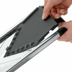 Mandolinjärn med behållare och 3 insatser