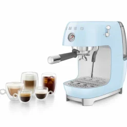 Manuell espressomaskin med Cold Brew, vit