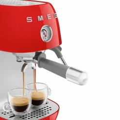 Manuell espressomaskin med Cold Brew, vit