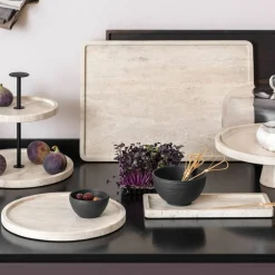 Manufacture Travertine serveringsfat 24,5 cm