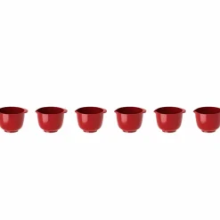 Margrethe miniskål 6-pack, röd