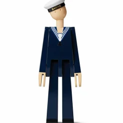 Marinsoldat, mörkblå/vit