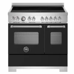 MAS95I2ENET2 Master induktionsspis 90 cm med 5 zoner och 2 ugnar, mattsvart