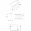 MAS125I2ENET2 Master induktionsspis 120 cm med 5 zoner, stekbord och 2 ugnar, mattsvart