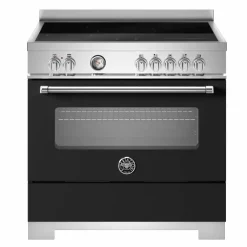 MAS95I1EXT2 Master induktionsspis 90 cm 5 zoner och 1 ugn, rostfritt stål
