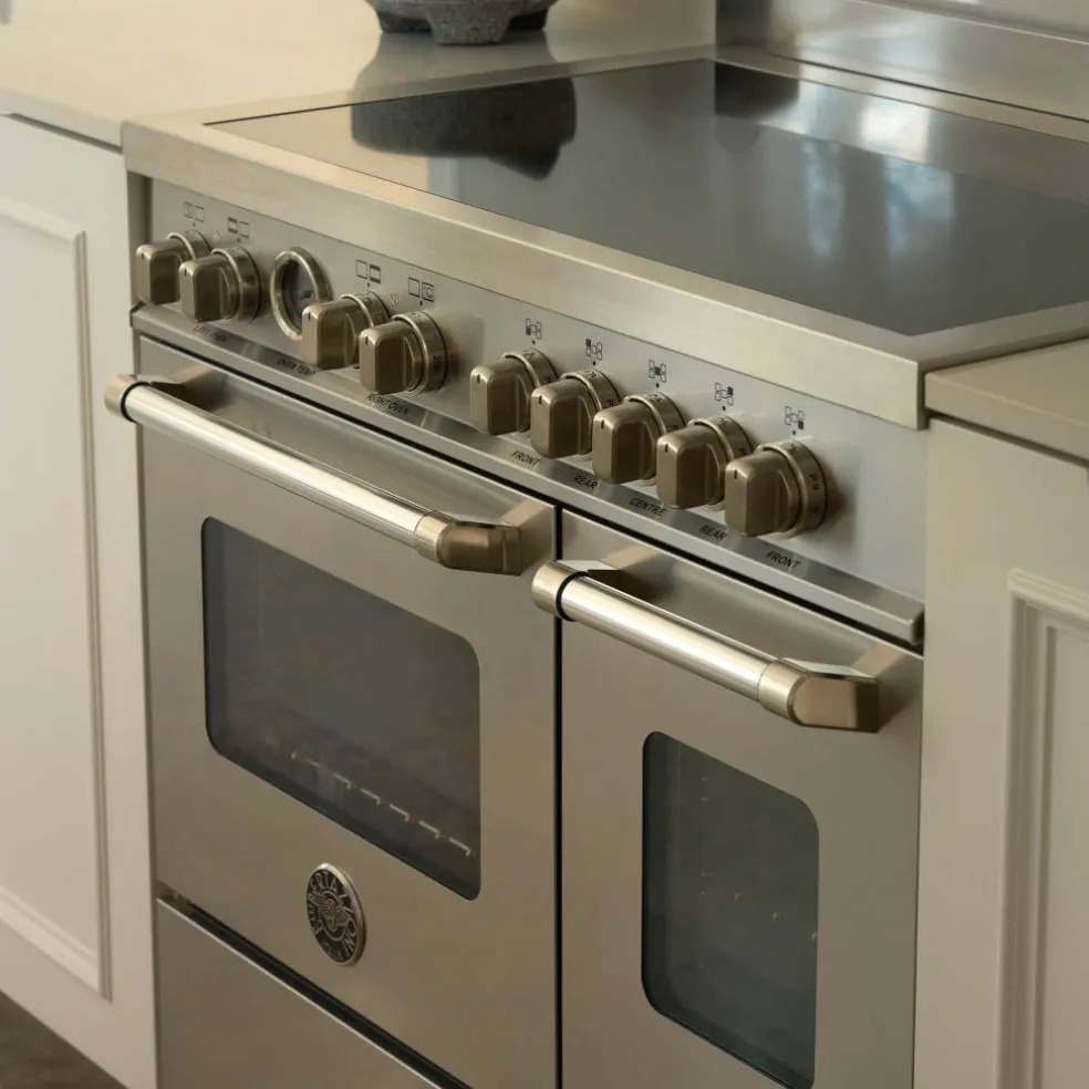 MAS95I2EXT Master induktionsspis med dubbelugn 90 cm, rostfritt stål