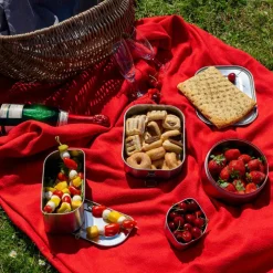 Matlåda med snap-lock 800 ml, rostfritt stål