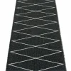 Matta Max, 70 x 240 cm, black/vanilla