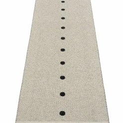 Matta Peg, 70 x 140 cm, black/linen