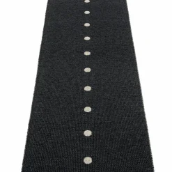 Matta Peg, 70 x 140 cm, black/linen