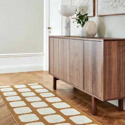 Matta Sten, 70 x 300 cm, ochre/vanilla