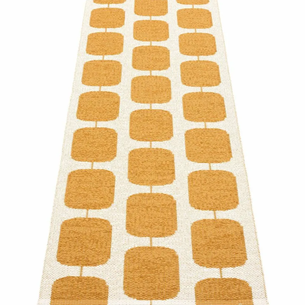 Matta Sten, 70 x 300 cm, ochre/vanilla