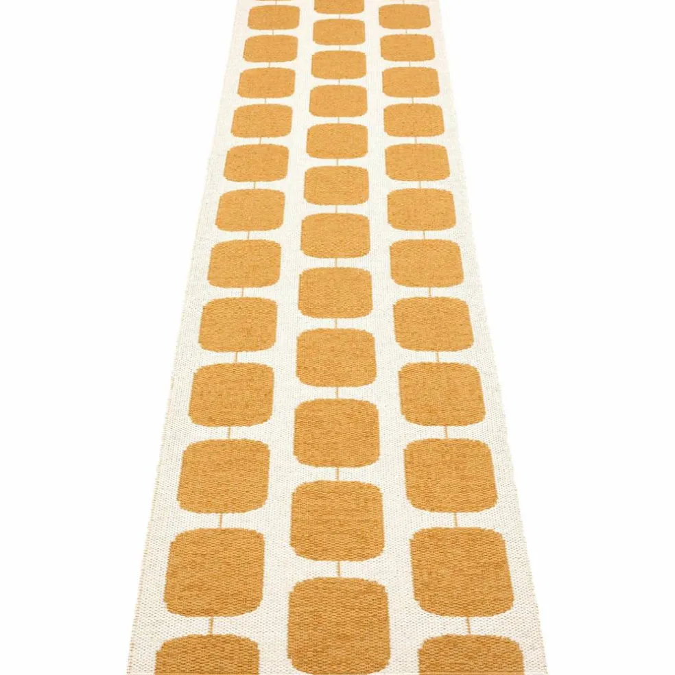Matta Sten, 70 x 300 cm, ochre/vanilla