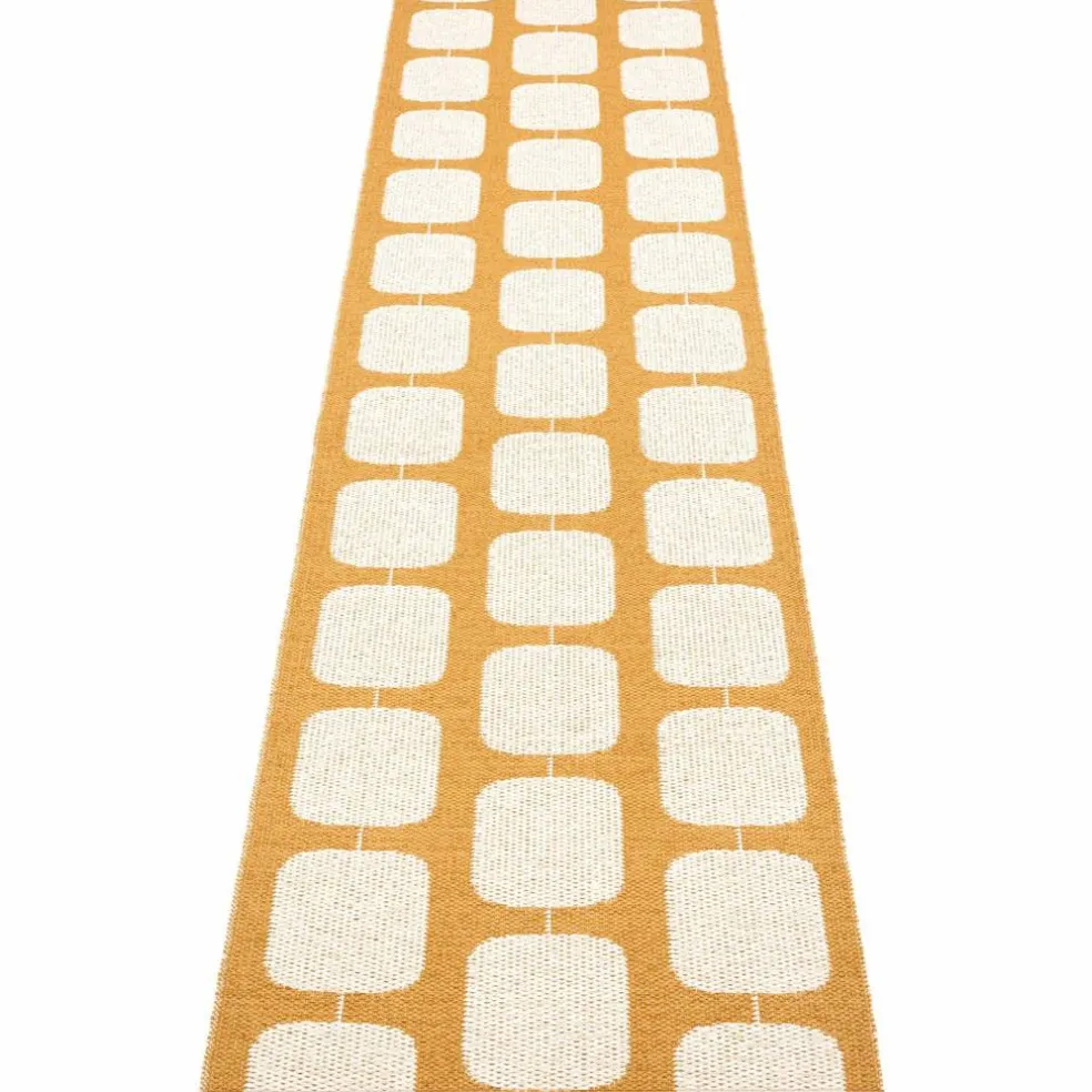 Matta Sten, 70 x 200 cm, ochre/vanilla