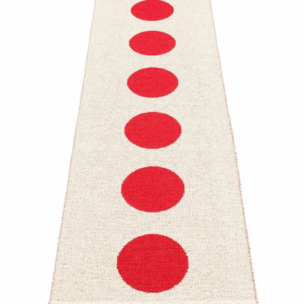 Matta Vera, 70 x 225 cm, red/vanilla