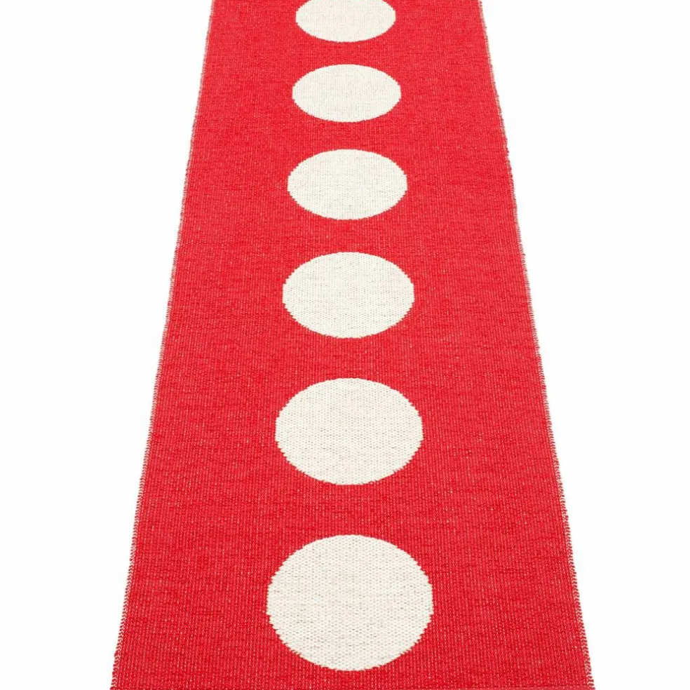 Matta Vera, 70 x 225 cm, red/vanilla