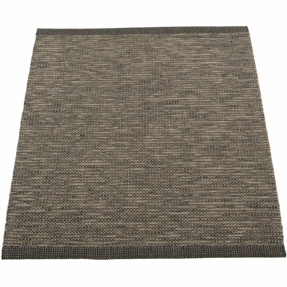 Matta 90x70 cm, black/walnut