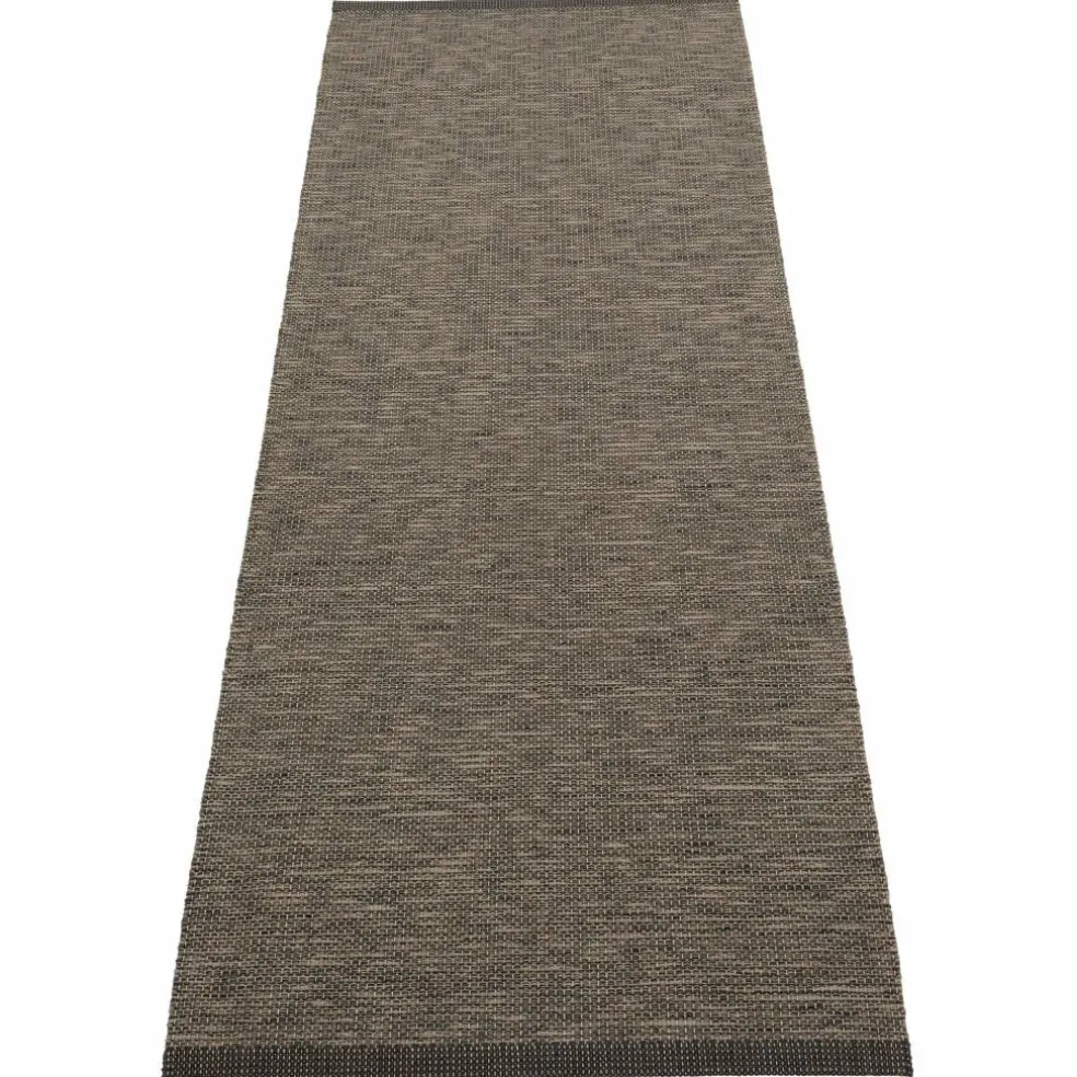 Matta 225x70 cm, dark linen/linen