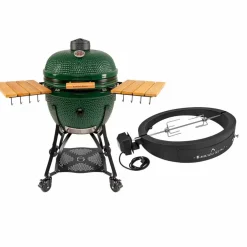 Maxi Gen 2 kamadogrill med Grillmästarens rotisserie, svart