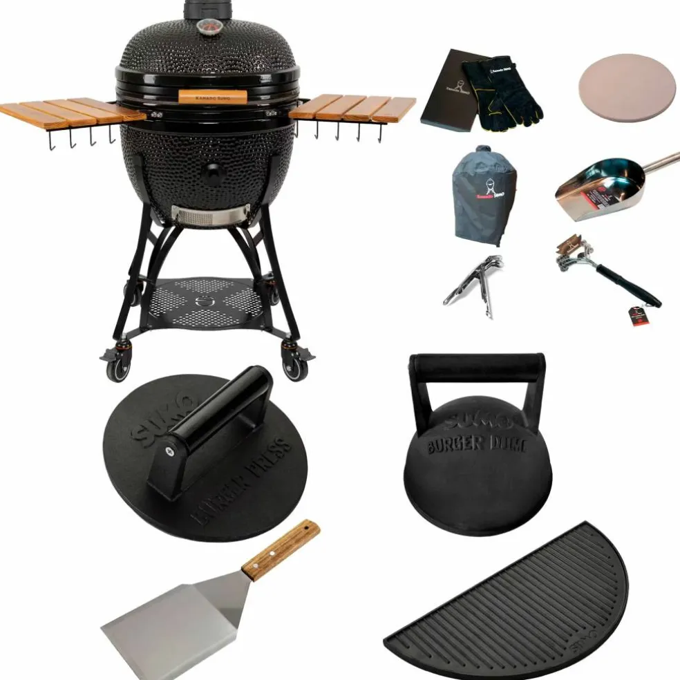 Maxi Gen 2 kamadogrill med smashpaket, grön