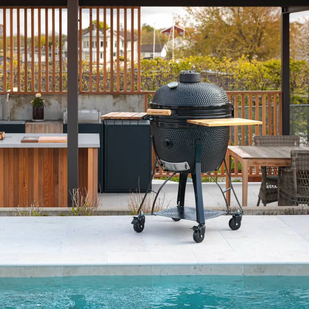 Maxi Gen 2 kamadogrill med tillbehörspaket, svart